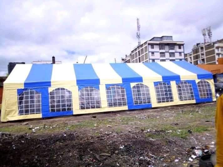 Custom colour tent