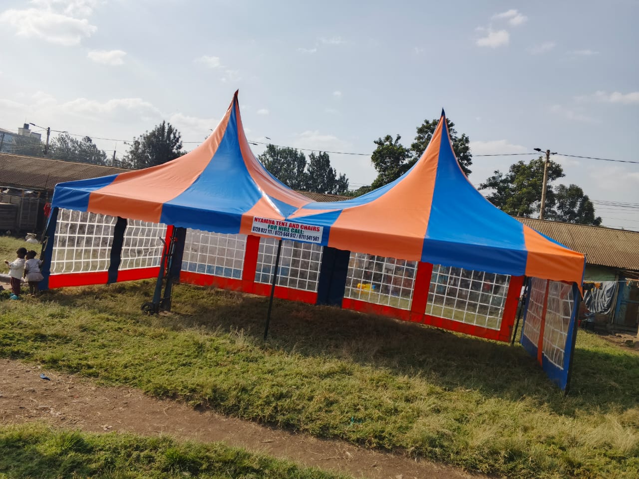 Pagoda tent for a large event